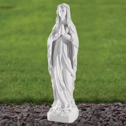 Statues & Sculptures Virgin Mary-Our Lady of Lourdes 76cm Marble Resin Garden Statue