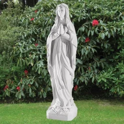 Statues & Sculptures Virgin Mary-Our Lady of Lourdes 97cm Marble Resin Garden Statue