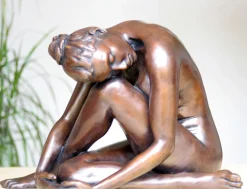 Statues & Sculptures Figurative|Table Top-Pause In The Dance Figurine Bronze Indoor Sculpture