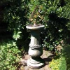 Statues & Sculptures Armillary Sundials-Pedestal Armillary 133cm Stone Garden Sundial