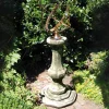 Statues & Sculptures Armillary Sundials-Pedestal Grand Armillary Stone Garden Sundial