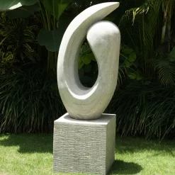 Statues & Sculptures Contemporary-Perplexity Contemporary Stone Garden Sculpture