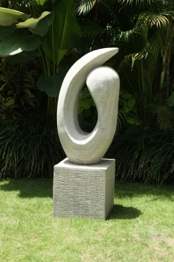 Statues & Sculptures Contemporary-Perplexity Contemporary Stone Garden Sculpture