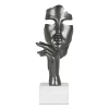 Statues & Sculptures Figurative|Table Top-Phantom Diva 45cm Anthracite Resin Indoor Sculpture