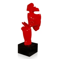 Statues & Sculptures Figurative|Table Top-Phantom Diva 45cm Red Resin Indoor Sculpture