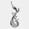 Statues & Sculptures Contemporary|Contemporary-Phoenix Rising 212cm Silver Metal Garden Sculpture