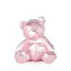 Statues & Sculptures Table Top|Low Poly-Polygon Bear 20cm Pink Resin Indoor Sculpture
