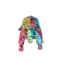 Statues & Sculptures Table Top|Low Poly-Polygon Bull 25cm Multicoloured Resin Indoor Sculpture