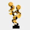 Statues & Sculptures Floor Standing|Low Poly-Polygon Fusion 104cm Gold Metal Indoor Sculpture