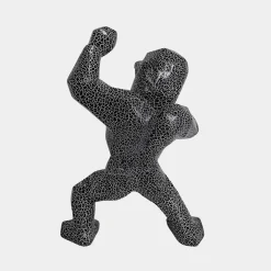 Statues & Sculptures Table Top|Floor Standing-Polygon Gorilla 50cm Lava Resin Indoor Sculpture