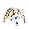 Statues & Sculptures Table Top|Low Poly-Polygon Turtle 21cm Multicolour Resin Indoor Sculpture