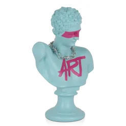 Statues & Sculptures Figurative|Table Top-Pop Art Titan 35cm Blu Blue Resin Indoor Sculpture