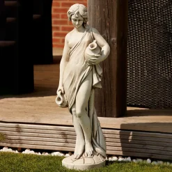 Statues & Sculptures Greek-Purity Maiden Stone Garden Statue