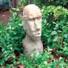 Statues & Sculptures Easter Island Heads-Rapa Nui Easter Island Head 52cm Stone Garden Ornament