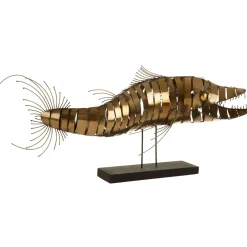 Statues & Sculptures Table Top|Animals-Razorfin Stainless Steel Indoor Sculpture