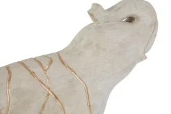 Statues & Sculptures Table Top|Animals-Regal Elephant 42cm Wood Indoor Statue