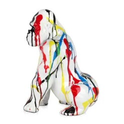 Statues & Sculptures Table Top|Abstract-Regal Orangutan 38cm Multicolour Resin Indoor Sculpture