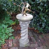 Statues & Sculptures Armillary Sundials-Roman Armillary Stone Garden Sundial