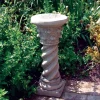 Statues & Sculptures Plinths & Pedestals-Roman Column Stone Garden Pedestal