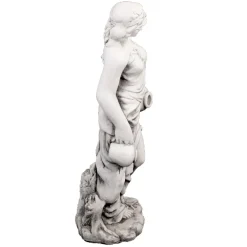 Statues & Sculptures Roman-Roman Goddess with Urns 79cm Stone Resin Garden Statue