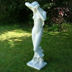 Statues & Sculptures Greek-Shy Maiden 155cm Marble Resin Garden Statue