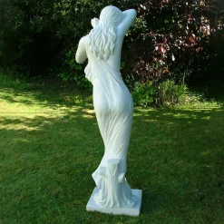 Statues & Sculptures Greek-Shy Maiden 155cm Marble Resin Garden Statue