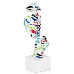 Statues & Sculptures Figurative|Table Top-Silent Warrior 48cm Abstract Resin Indoor Sculpture