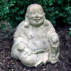Statues & Sculptures Buddha-Sitting Chinese Buddha Stone Garden Ornament