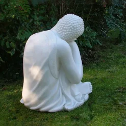 Statues & Sculptures Buddha-Sleeping Buddha 60cm Marble Resin Garden Ornament