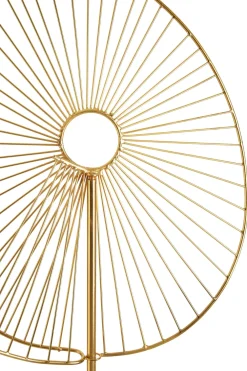 Statues & Sculptures Table Top|Abstract-Solar Interlace 70cm Gold Metal Indoor Sculpture