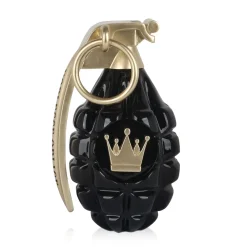 Statues & Sculptures Table Top|Contemporary-Sonic Grenade 25cm Black Resin Indoor Sculpture