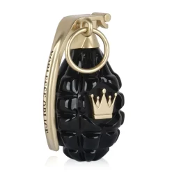 Statues & Sculptures Table Top|Contemporary-Sonic Grenade 25cm Black Resin Indoor Sculpture