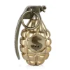 Statues & Sculptures Table Top|Contemporary-Sonic Grenade 25cm Gold Resin Indoor Sculpture
