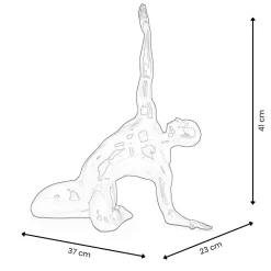 Statues & Sculptures Figurative|Table Top-Soul Ascension 41cm Anthracite Resin Indoor Sculpture