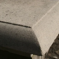 Statues & Sculptures Stone Benches-Straight Plain Stone Garden Bench