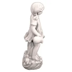 Statues & Sculptures Children-Summer Girl 71cm Stone Resin Garden Statue