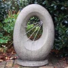 Statues & Sculptures Contemporary-Sunblast Contemporary Stone Garden Sculpture