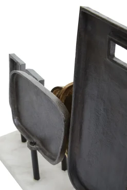 Statues & Sculptures Table Top|Abstract-Symbolic 34cm Metal Indoor Sculpture