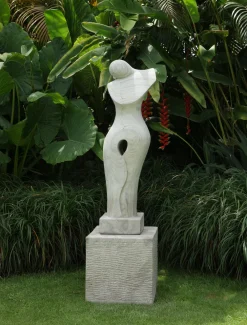 Statues & Sculptures Contemporary-Timeless Contemporary Stone Garden Sculpture