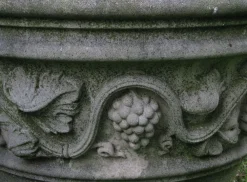 Statues & Sculptures Large|Round-Tivoli Vase Stone Garden Planter