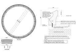 Statues & Sculptures Water Features-Triple Tier Fountain & Pool Surround Stone Water Feature