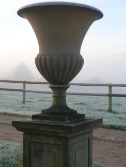 Statues & Sculptures Large|Round-Verona Vase Stone Garden Planter