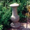 Statues & Sculptures Plinths & Pedestals-Victorian Column Stone Garden Pedestal
