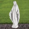 Statues & Sculptures Virgin Mary-Virgin Mary 52cm Marble Resin Garden Statue