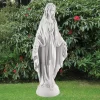 Statues & Sculptures Virgin Mary-Virgin Mary 97cm Marble Resin Garden Statue