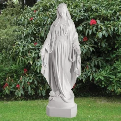 Statues & Sculptures Virgin Mary-Virgin Mary 185cm Marble Resin Garden Statue