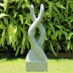 Statues & Sculptures Contemporary-Visage Contemporary Stone Garden Sculpture