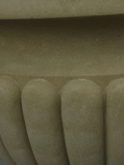 Statues & Sculptures Large|Round-Waddeston Urn Stone Garden Planter