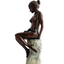 Statues & Sculptures Figurative|Table Top-Warmth of the Sun Figurine Bronze Indoor Sculpture