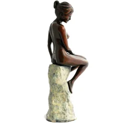 Statues & Sculptures Figurative|Table Top-Warmth of the Sun Figurine Bronze Indoor Sculpture